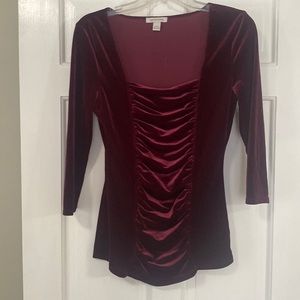 Velvet Burgundy shirt